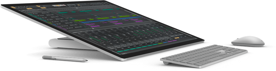 Cakewalk by BandLab on Surface Studio